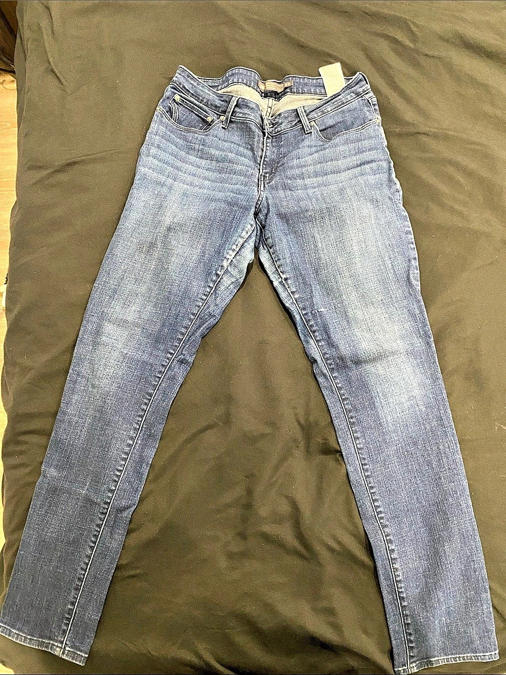 Levi's Bold Curve Skinny Jeans Slim Jeans in Blue Waist 12/31